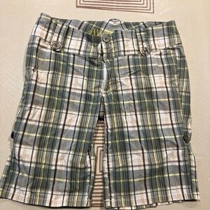 Green Tartan Women’s Shorts